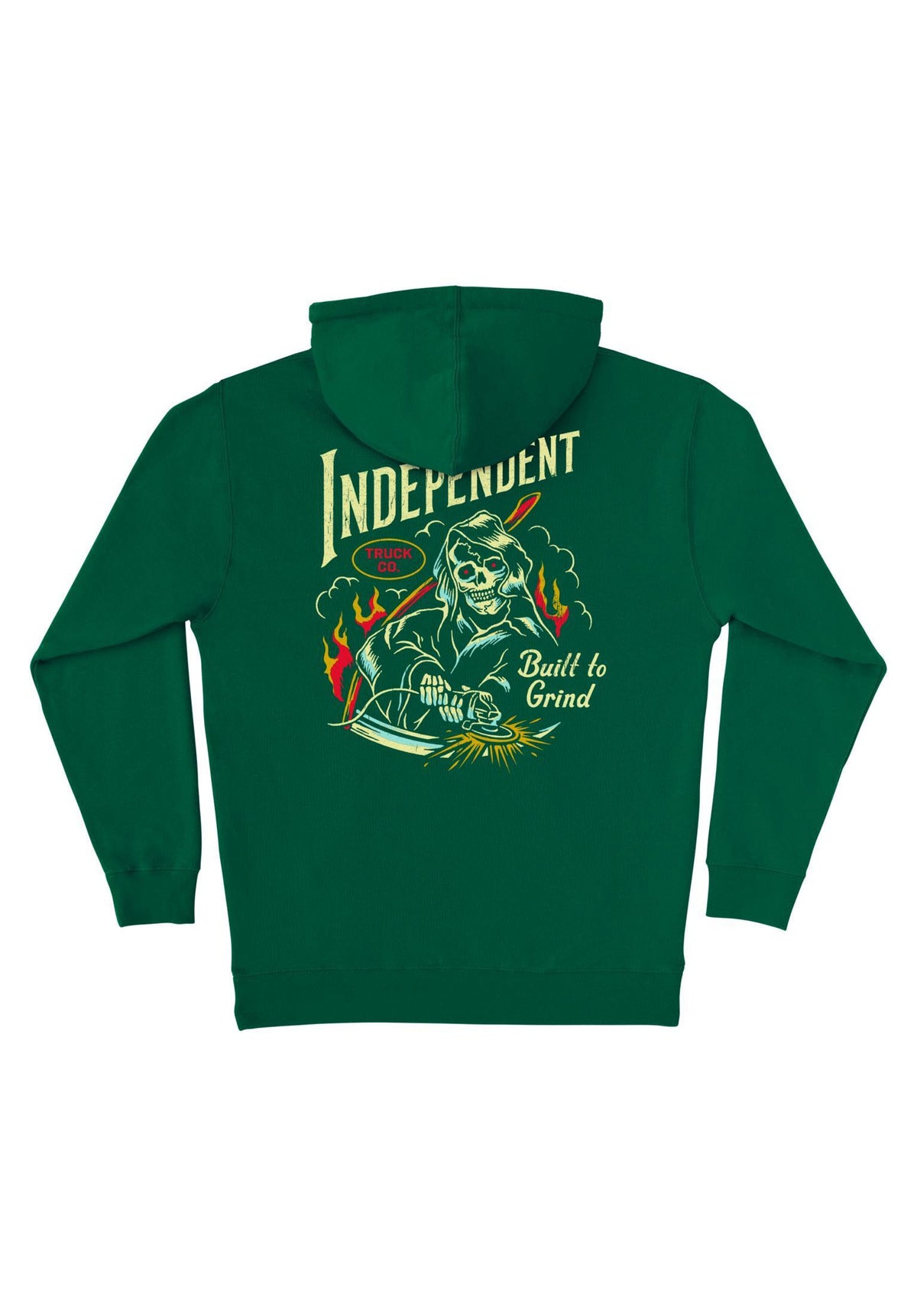 Independent Stay Sharp Heavyweight Hoodie darkgreen – Rückenansicht