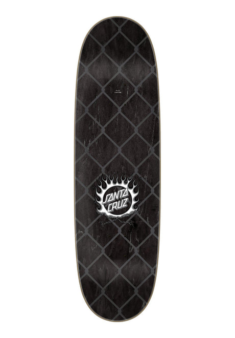 Santa-Cruz Forging Dot Pro Egg-shape Deck black – Rückenansicht