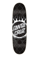 Santa-Cruz Forging Dot Pro Egg-shape Deck black – Vorderansicht