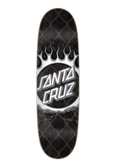 Santa-Cruz Forging Dot Pro Egg-shape Deck black – Vorderansicht