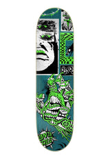 Santa-Cruz Scourge Hand FeelBase Deck green – Vorderansicht