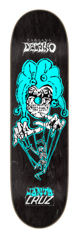 Santa-Cruz Delfino Puppet Master FeelBase Deck black – Vorderansicht