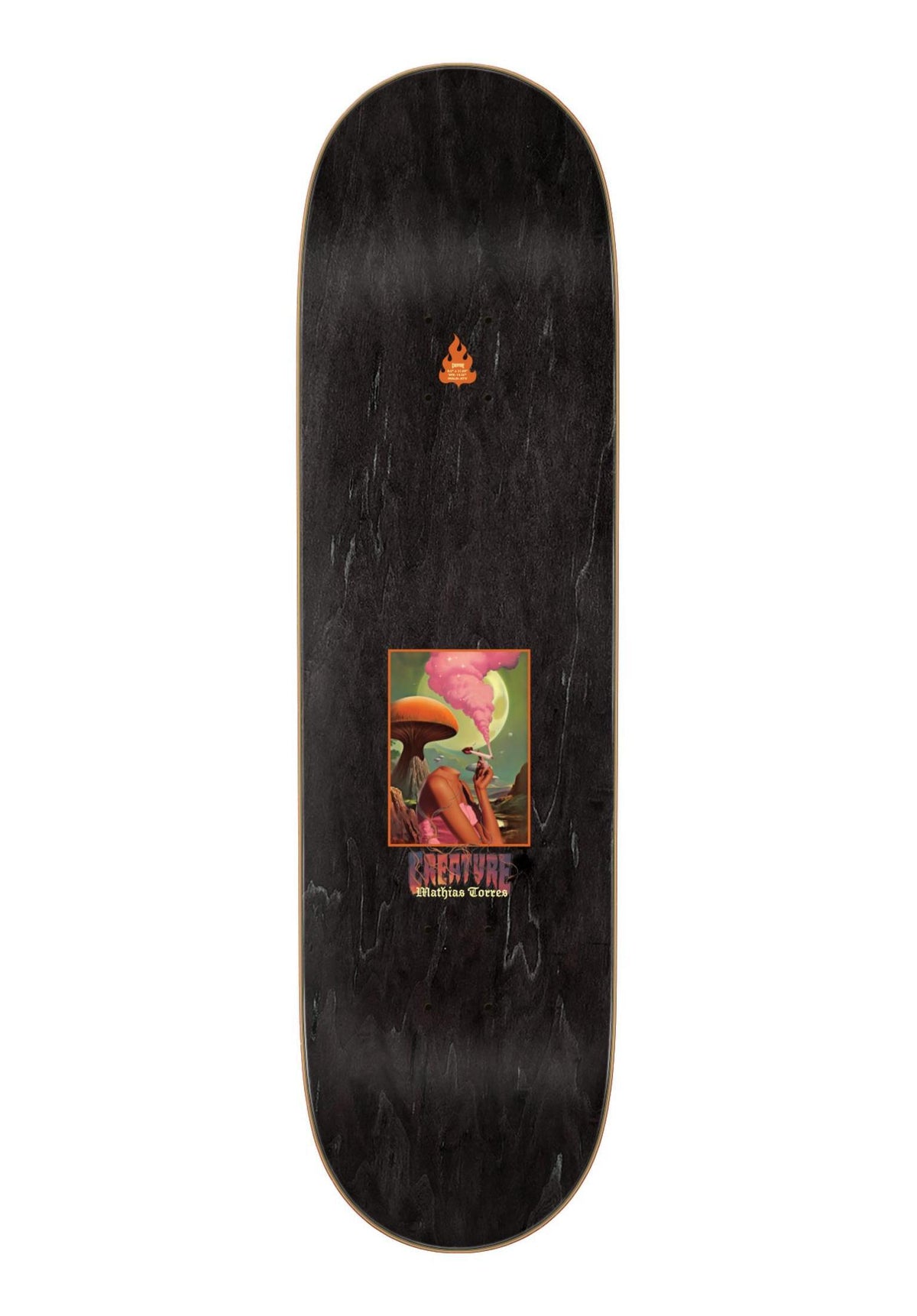 Creature Torres Jaguar Pro Stumps Deck black – Rückenansicht