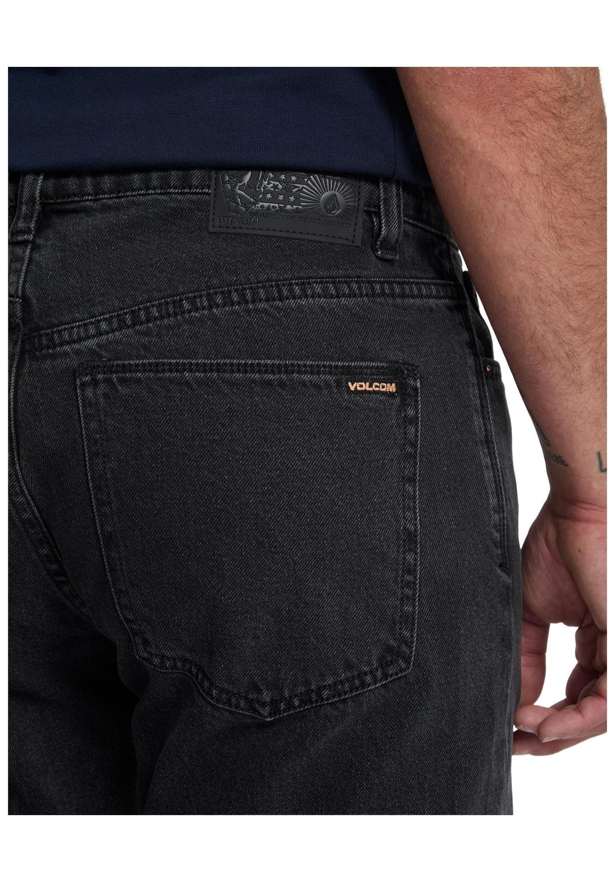 Volcom Kinkade Denim Jeans washedslate – Oberansicht