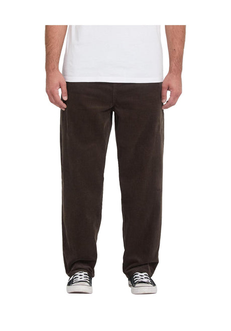 Volcom Freazy Loose EW Cord Chino- / Stoffhose wren – Rückenansicht