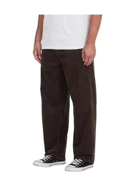 Volcom Freazy Loose EW Cord Chino- / Stoffhose wren – Vorderansicht