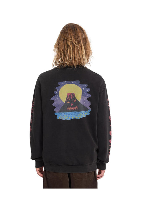 Volcom FA Ozzy Crew Sweatshirt lightacidblack – Detailansicht 1