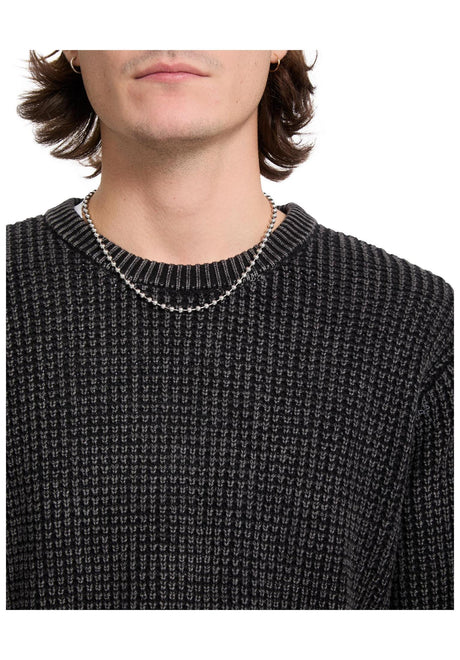 Volcom Thermowhy Strickpullover black – Rückenansicht