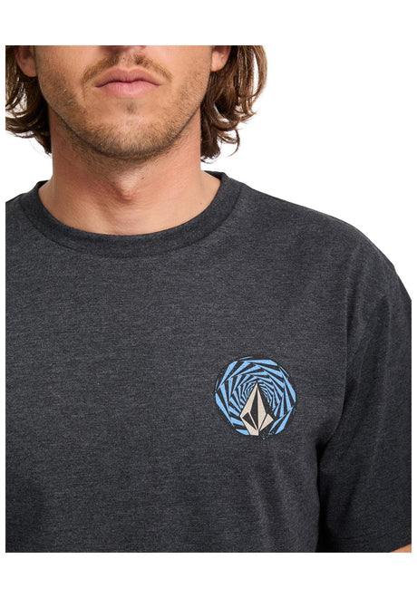 Volcom Ringstone HTH T-Shirt heatherblack – Seitenansicht