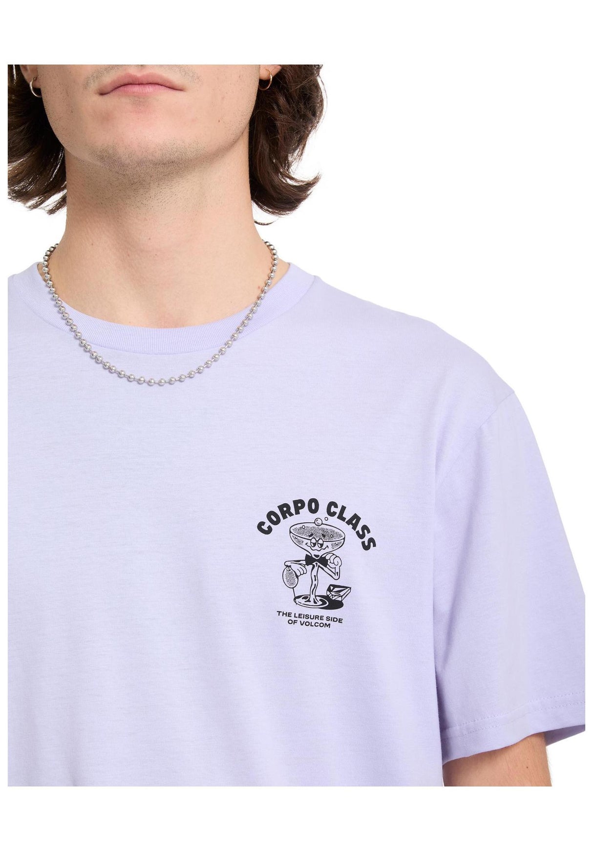 Volcom Corpo Class T-Shirt lavenderaura – Detailansicht 1