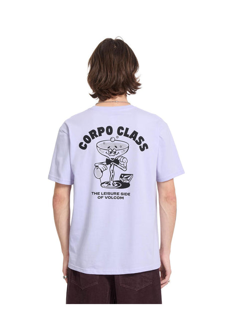 Volcom Corpo Class T-Shirt lavenderaura – Vorderansicht