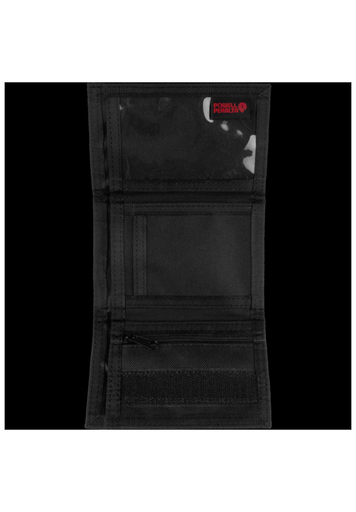 Powell-Peralta Winged Ripper Trifold Velcro Portemonnaie red – Rückenansicht