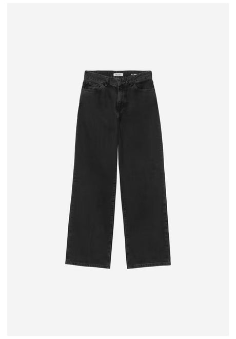 Carhartt WIP W' Lavine Jeans blueheavystonewash – Rückenansicht