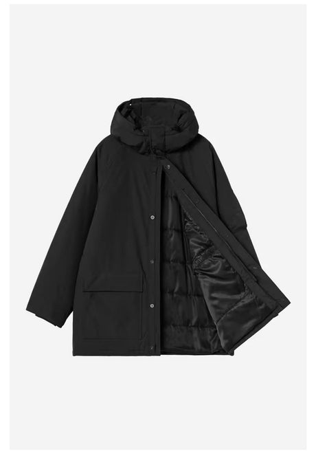 Carhartt WIP Stanwood Parka Winterjacke black – Detailansicht 1
