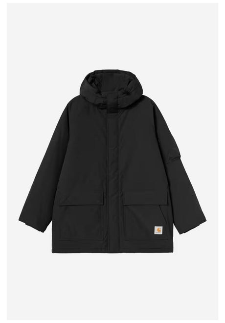 Carhartt WIP Stanwood Parka Winterjacke black – Vorderansicht