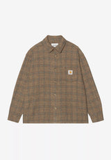 Carhartt WIP Bagley Hemd-Langarm bagleycheck-hamiltonbrown – Vorderansicht