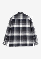 Carhartt WIP Esterson Hemd-Langarm estersoncheck-darknavy – Rückenansicht