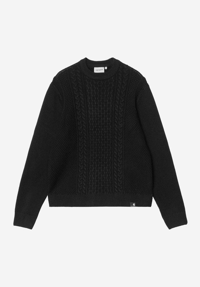 Caster black Vorderansicht