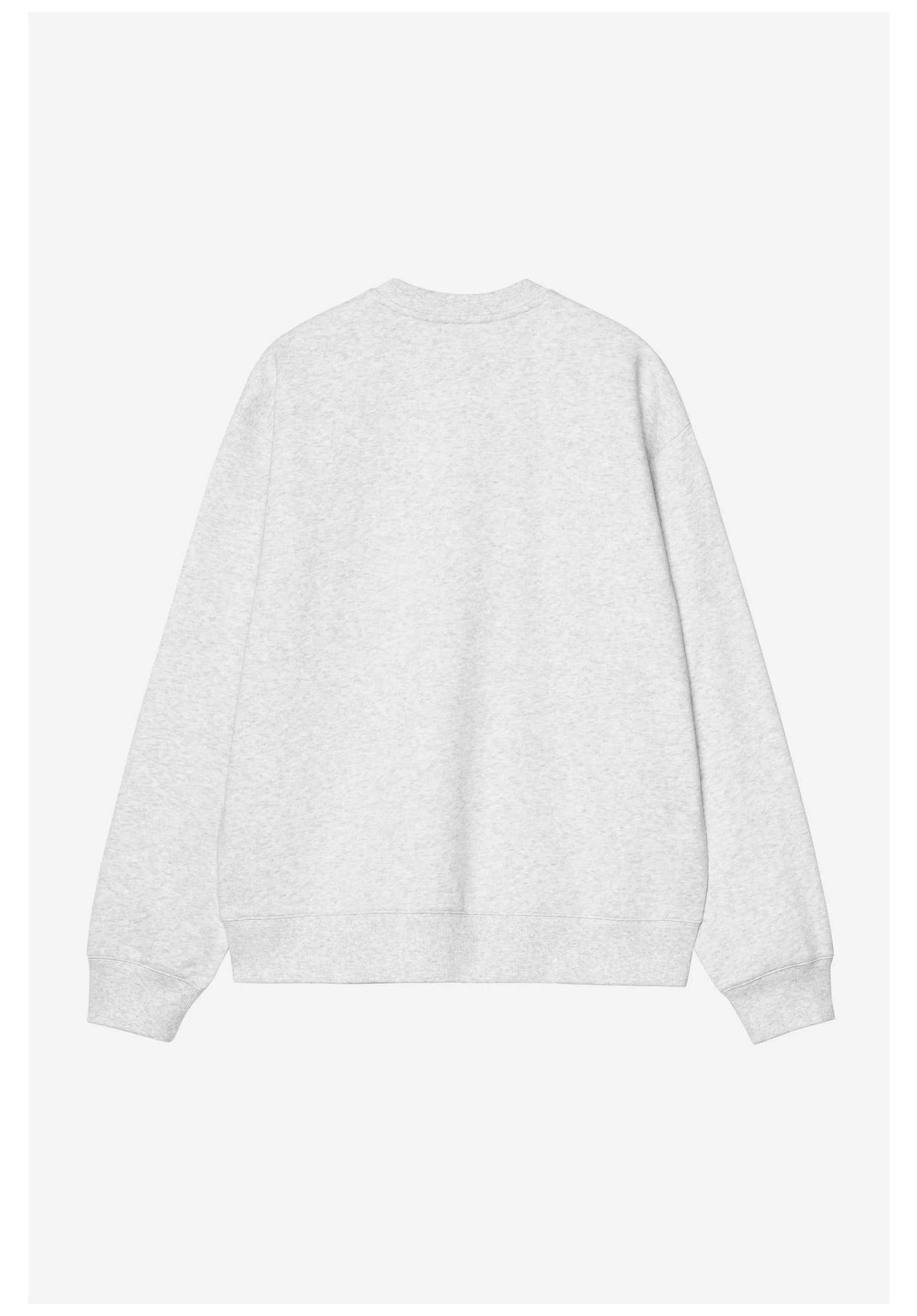 Carhartt WIP Mack Sweatshirt ashheather-black – Rückenansicht
