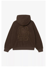Carhartt WIP Limn C Fleece Hoodie tobacco – Vorderansicht