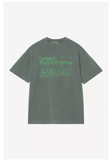Carhartt WIP Boxed T-Shirt darkscarabgarmentdyed – Vorderansicht
