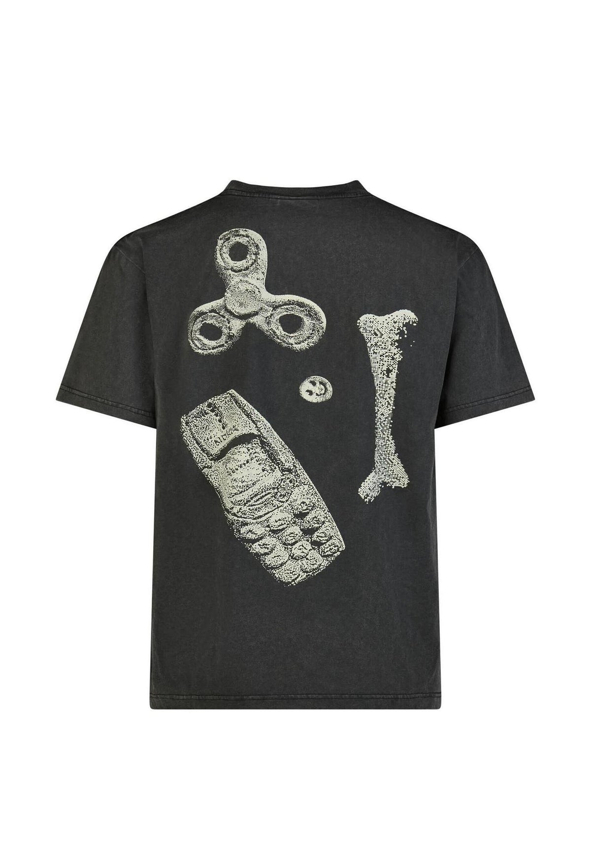 Cleptomanicx Artefacts T-Shirt black – Rückenansicht