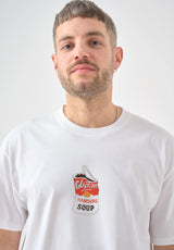Cleptomanicx Hamburg Soup T-Shirt white – Rückenansicht