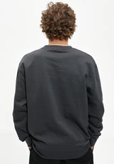 Cleptomanicx Hamburg Soup Sweatshirt bluegraphite – Rückenansicht