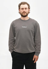 Cleptomanicx Hobbyist Sweatshirt asphalt – Vorderansicht