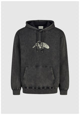 Cleptomanicx Artefacts Hoodie black – Vorderansicht