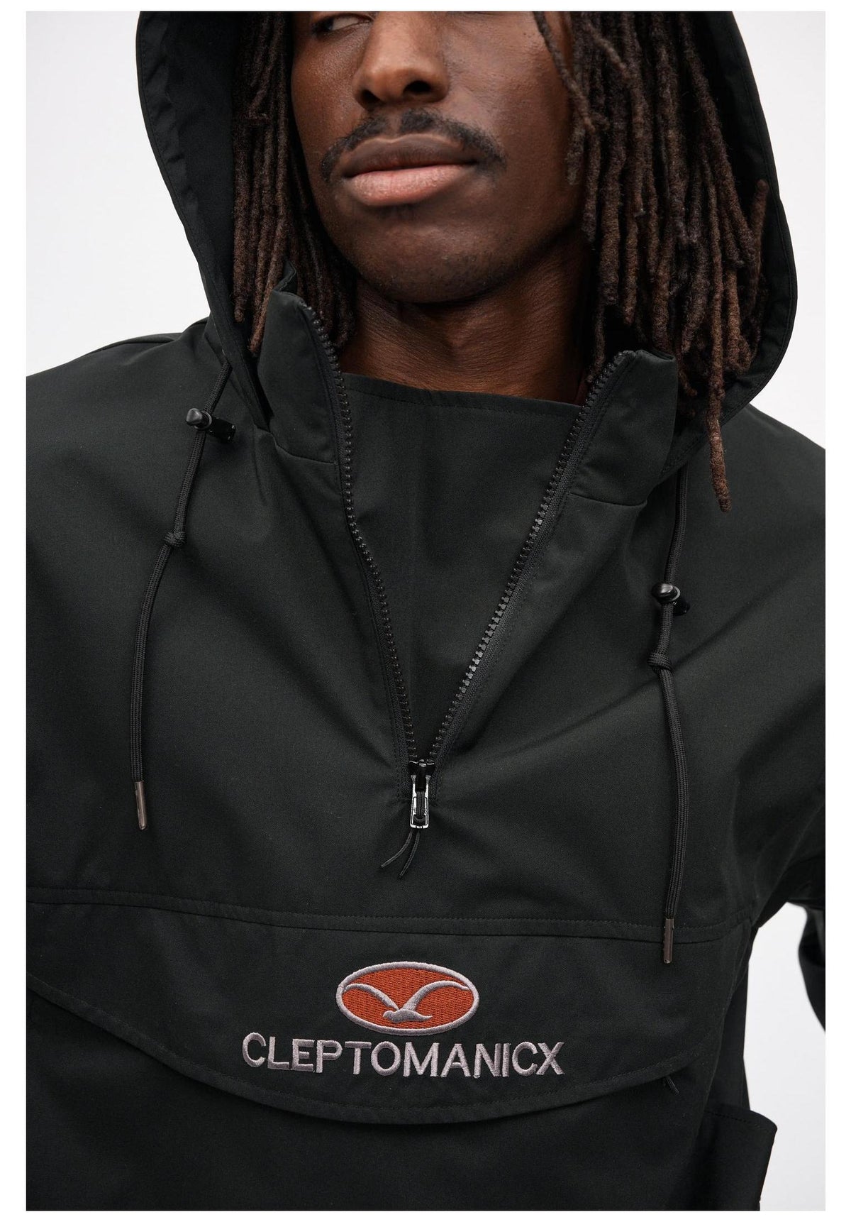 Cleptomanicx CityHHooded Übergangsjacke black – Detailansicht 2
