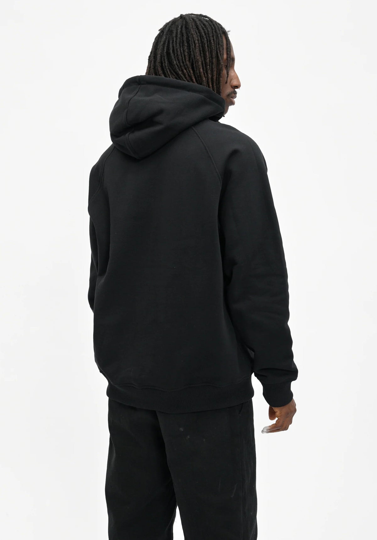 Cleptomanicx Mask Hoodie black – Rückenansicht