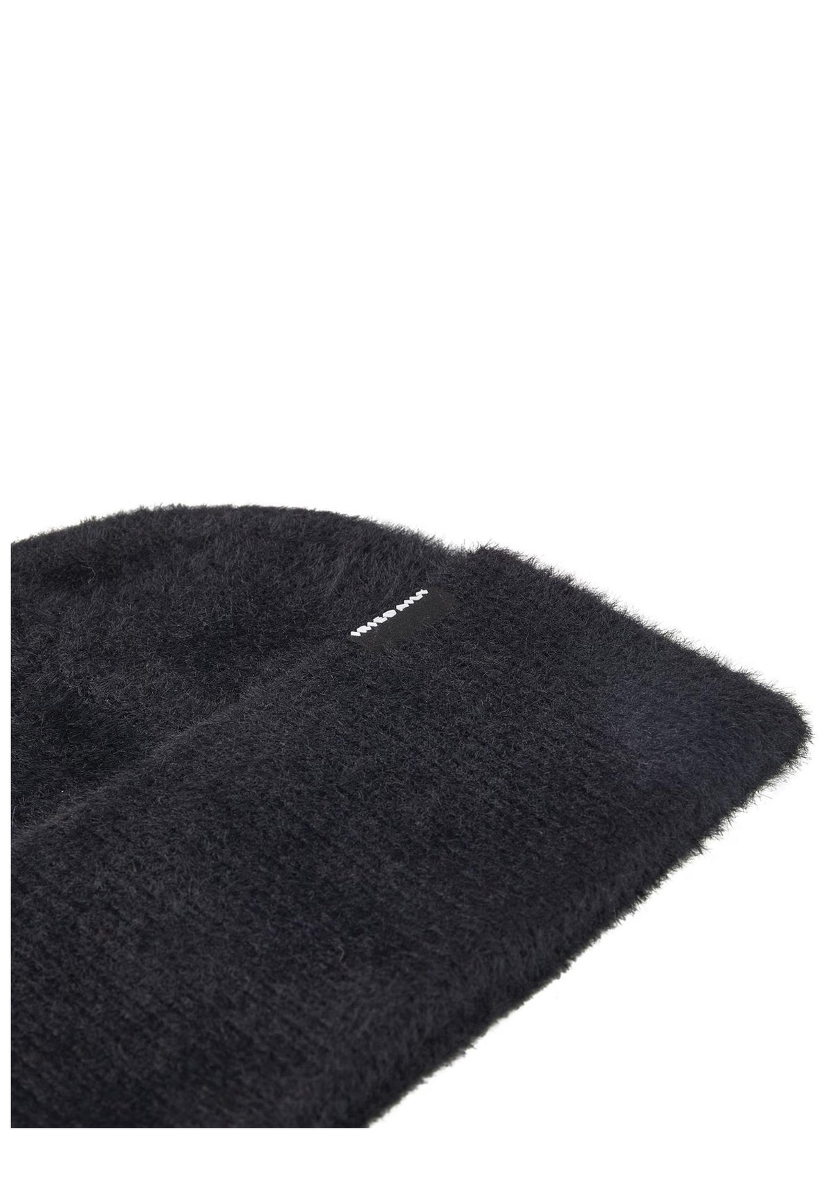 iriedaily Fuzzy Feather Mütze black – Rückenansicht