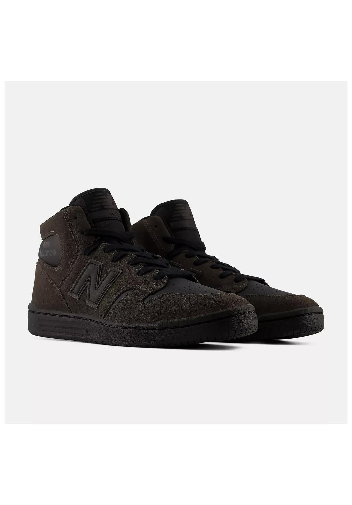 New Balance Numeric 480 High Schuhe Jungs charcoal-black – Rückenansicht