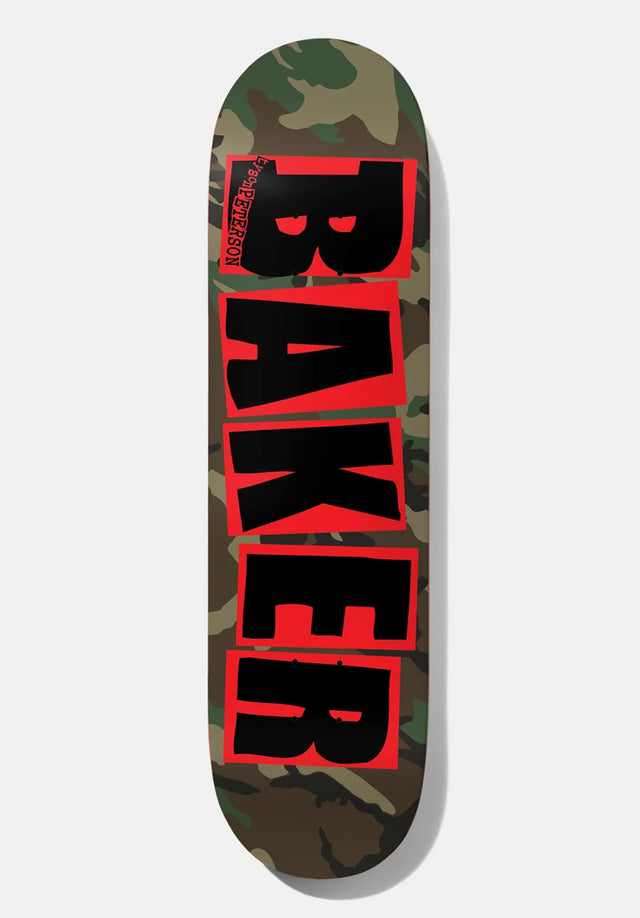 Peterson Brand Logo Camo green-red Vorderansicht