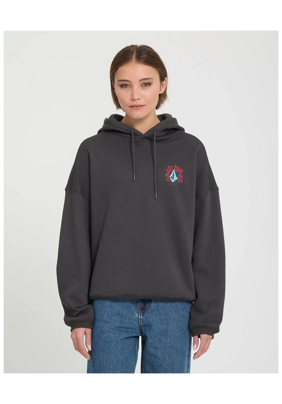 Volcom Radical Daze Up Hoodie black – Rückenansicht