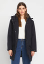 Somestone 10K Parka black Vorderansicht