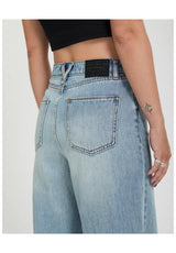 Volcom Stoned BF Hirise Jeans dustybluewash – Detailansicht 1
