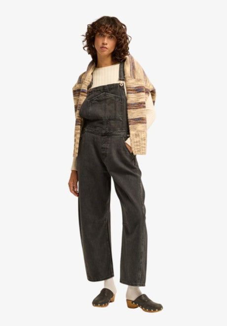 Billabong Colorado Denim Overall Latzhose / Overall blackrinse – Vorderansicht