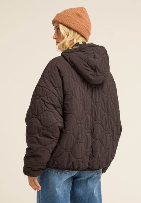 Billabong Fall Camper Winterjacke blackpebble – Rückenansicht