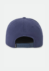 Brixton Trademark Cap washednavy – Rückenansicht