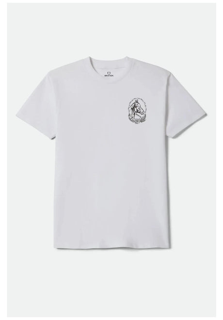 Brixton Marley T-Shirt white – Rückenansicht