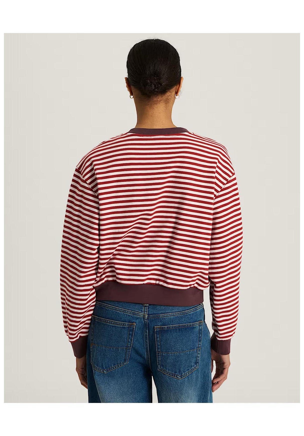 Molly Henley Pullover palepetal-poppyember Rueckenansicht