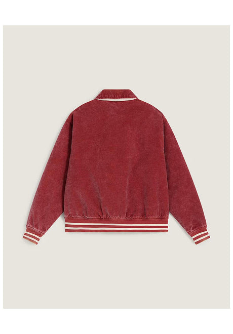 Vans Milliken Varsity Jacket Übergangsjacke poppyember – Rückenansicht