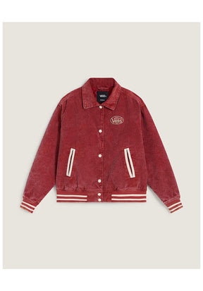 Milliken Varsity Jacket poppyember Vorderansicht