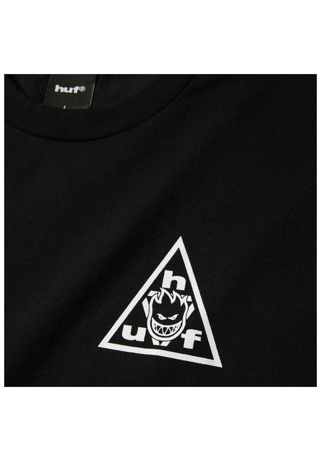 HUF x Spitfire Sticker TT T-Shirt black – Detailansicht 1