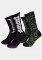 Punk Web 2-Pack black-green Vorderansicht