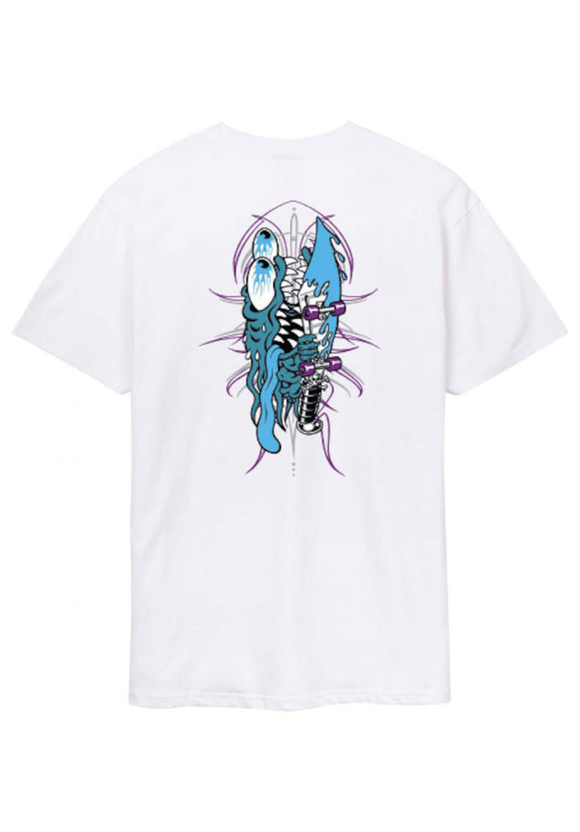 Meek Pinstripe Slasher white Vorderansicht