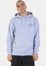 Santa-Cruz Meek Pinstripe Slasher Hoodie iceblue – Vorderansicht