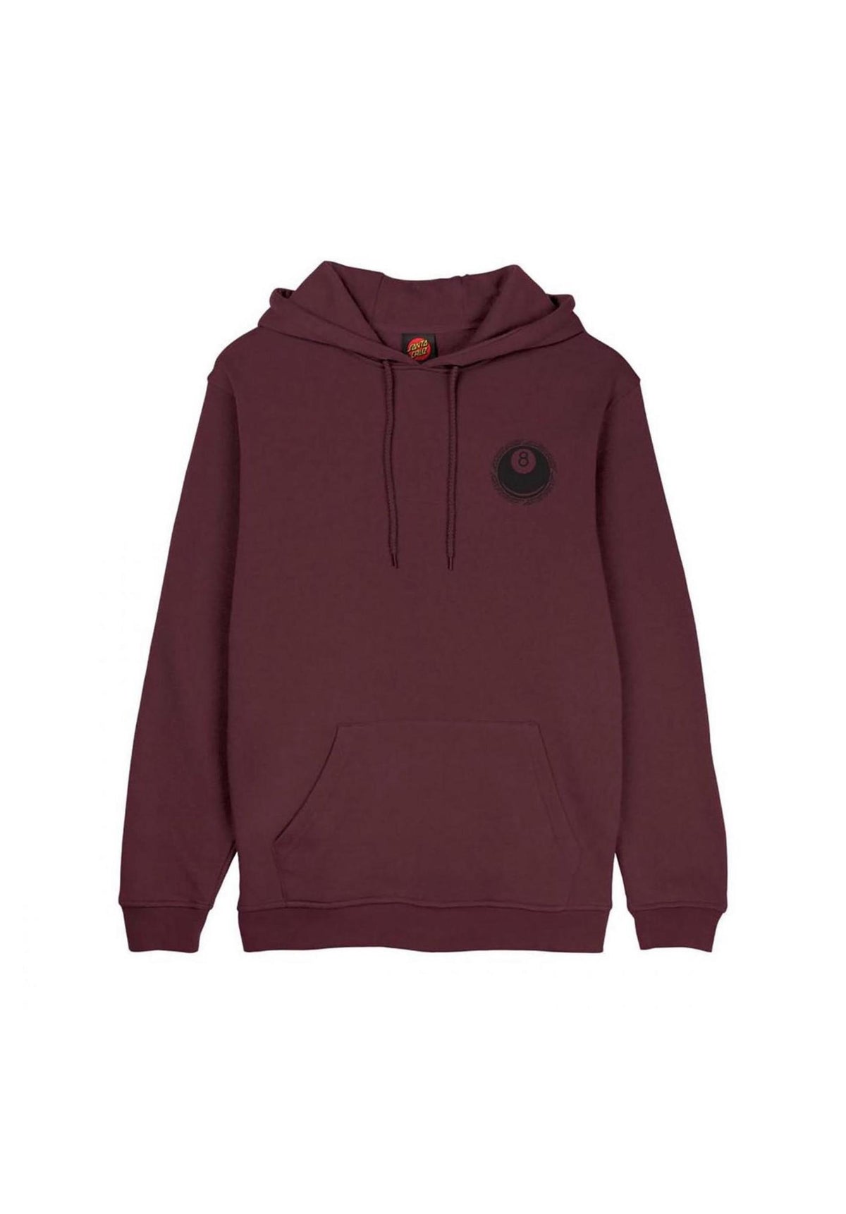 Santa-Cruz Winkowski Hachi Ball Hoodie darkplum – Rückenansicht